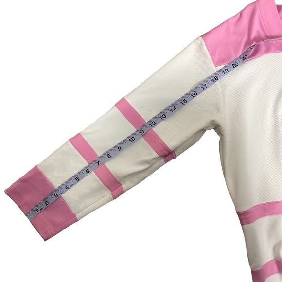 Guc Vintage CBC Hockey Night In Canada jersey, pink and white, size Youth Large - Picture 11 of 14